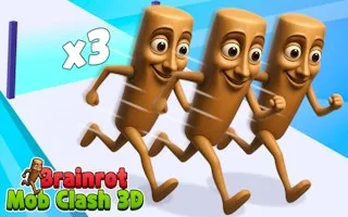 Brainrot Mob Clash 3D