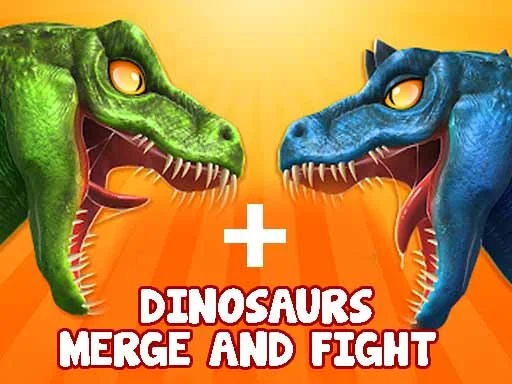 Dinosaurs Merge and Fight