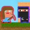 Lady and Nubik. Build and Dig
