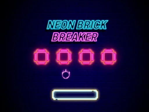 Neon Brick Breaker 